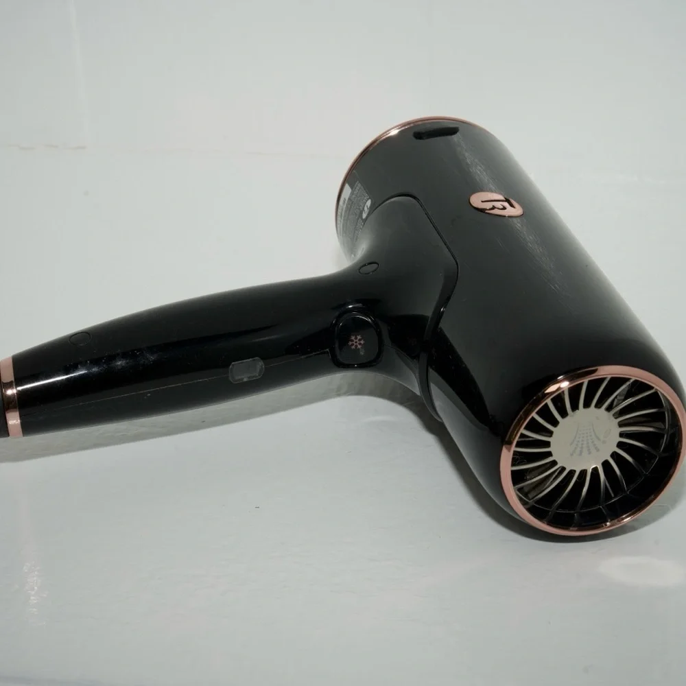 T3 Cura Luxe Professional Ionic Hair Dryer‎ with Auto Pause Sensor Black